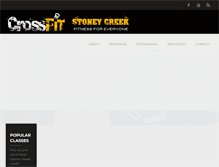 Tablet Screenshot of crossfitstoneycreek.com